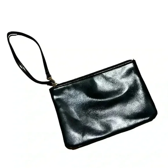 NWOT VICTORIAS SECRET GLITTER WRISTLET MAKEUP POUCH WALLET - Picture 2 of 3